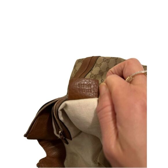 Gucci woven strap Bella tote - Picture 14 of 15